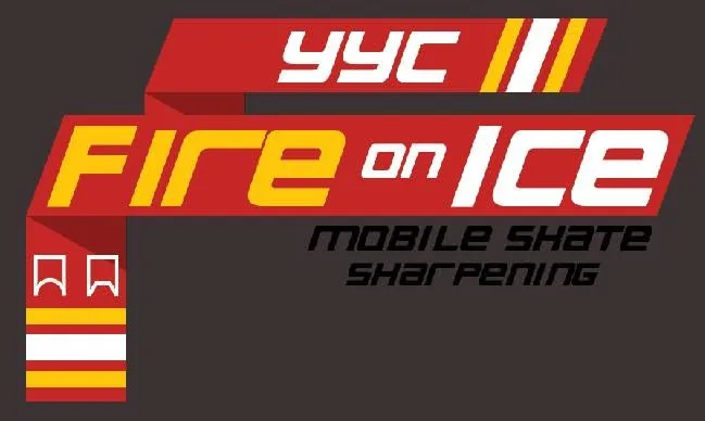 Minimalist Fire on Ice wordmark