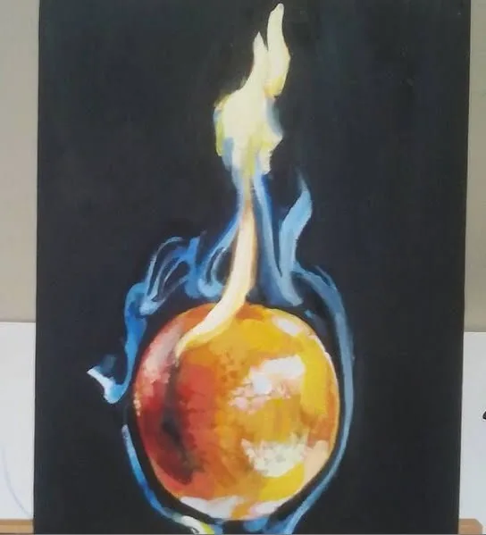 Burning orange from Fire Study 2017