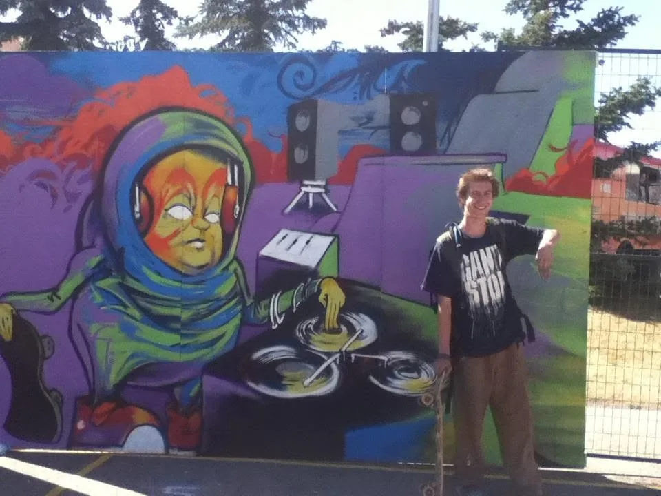 Finished FUSE Young Culture Festival mural