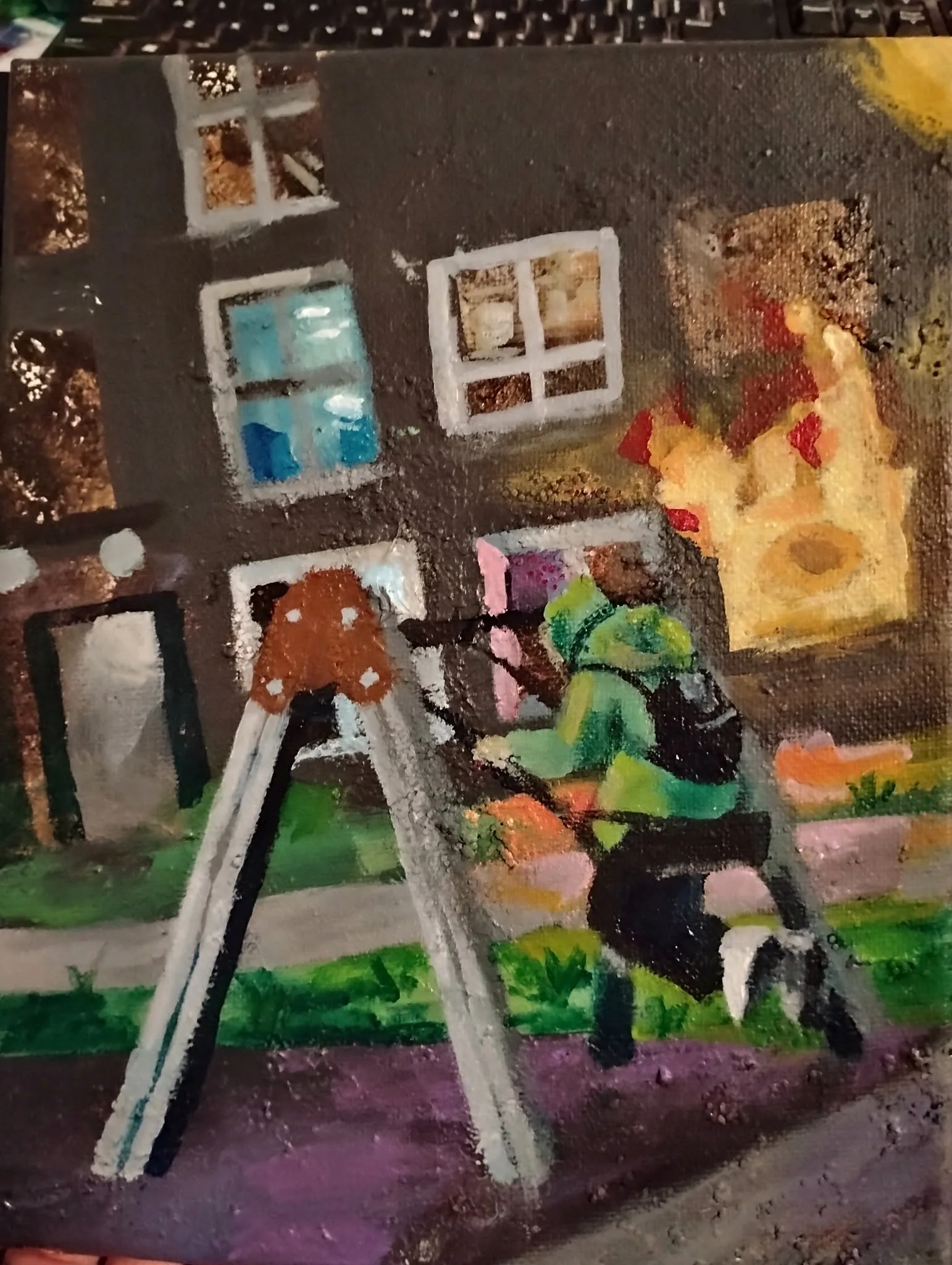 Night street painting, 2026