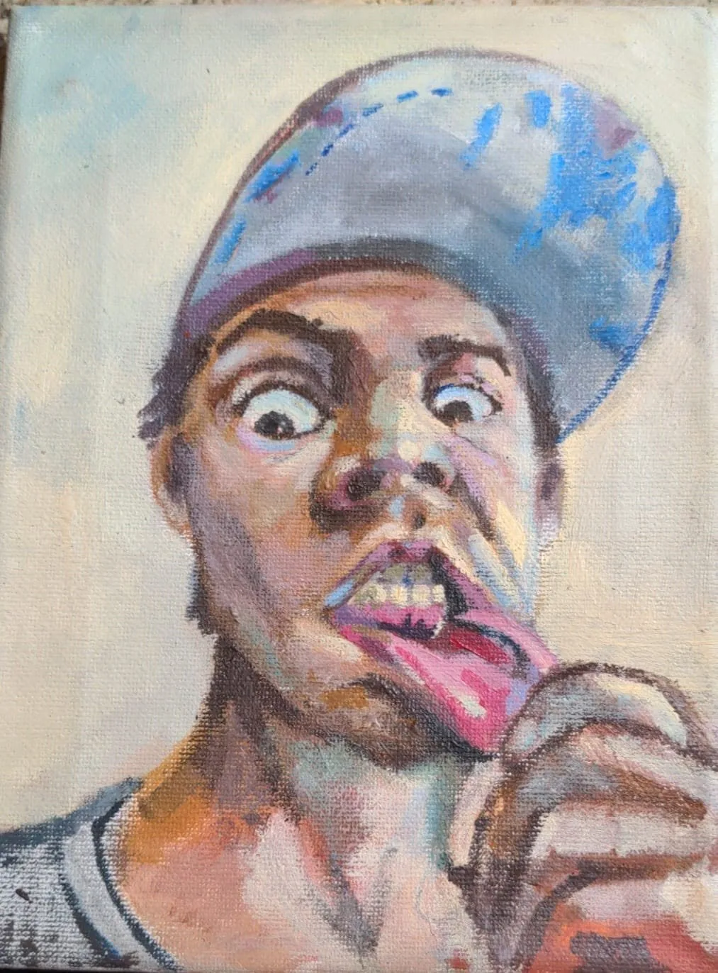 Near-finished development stage of Self Portrait 2024