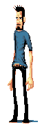 Bearded Dude, pixel art by Derek Boe