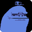 Because Bradly is Blue, pixel art by Derek Boe
