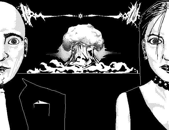 Black and White, pixel art by Derek Boe