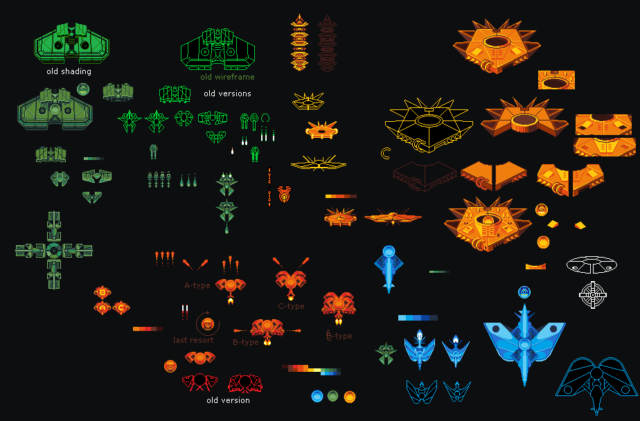 Exavator Coloured Dump, pixel art by Derek Boe