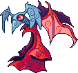 Mecho Wars - Medium Winged, pixel art by Derek Boe