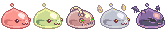 Porings from RO, pixel art by Derek Boe