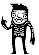 Punk'd down., pixel art by Derek Boe