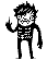 Punky, pixel art by Derek Boe