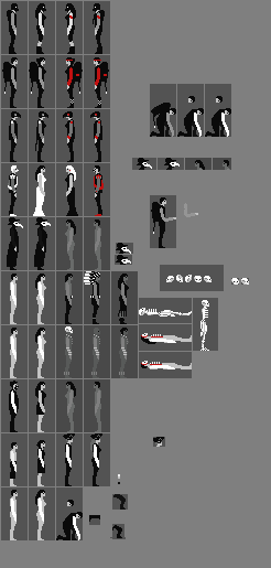 SkyMyst Characters, pixel art by Derek Boe
