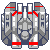 Space Turret, pixel art by Derek Boe